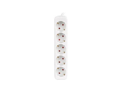 Lanberg Power Strip 5 Sockets Schuko White 3M — image 1