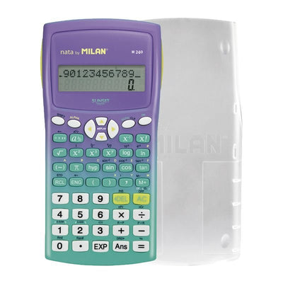 Milan Calculator Científica M240 Sunset Blister Green Turquesa — image 1