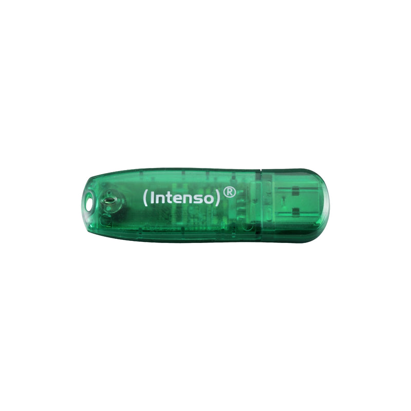 Intenso USB Flash Drive 8GB 3502460 Rainbow Line Green