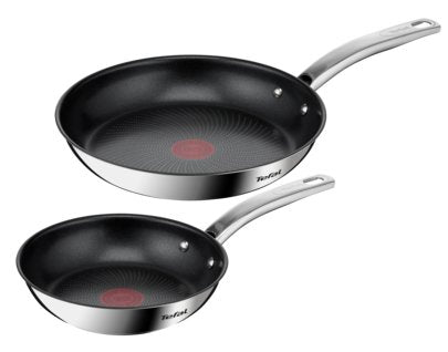 Tefal Set Of Sartenes B817S255 Steel Inoxidable 2 Pieces 20CM And 26CM — image 1