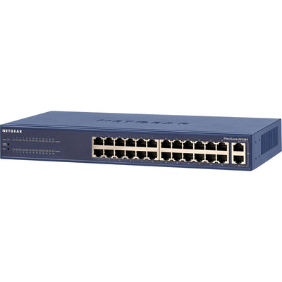 Netgear FS526T-200EUS Prosafe Smart Switch 24 Port 10/100 + 2 Ports 10/100/1000 Cobre — image 1