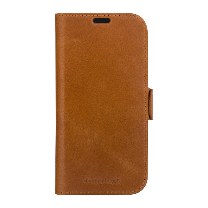 DBRAMANTE1928 Copenhagen Case With Cover Phone Mobile Phone Leather Napa Brown Apple Iphone 15 Pro