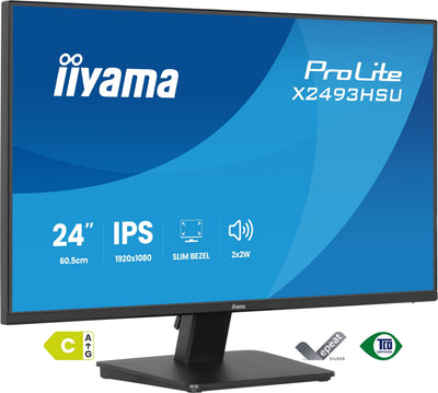 Iiyama 60.5CM 24 X2493HSU-B1 16:10 HDMI + DP + 2x USB IPS — image 1