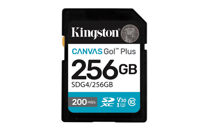 Kingston Card Canvas Go Plus SD 256GB