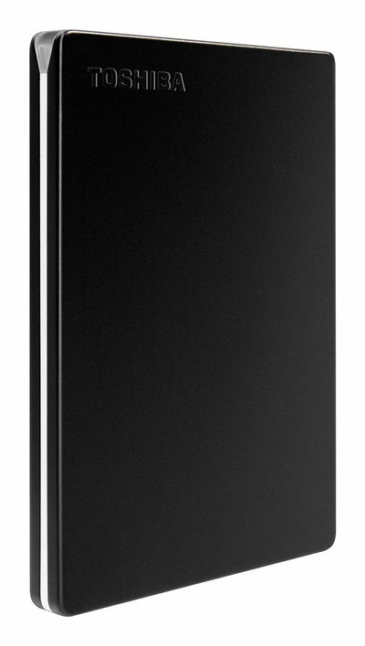 Toshiba Drive External HDD Canvio Slim 2TB Black Ext 2.5 USB 3.0 Alu Finish In — image 1