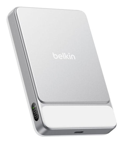 Belkin Ultracharge Pro 10K QI2 25W PD30W Slim Magnetic Display Powerbank Silver Metal — image 1