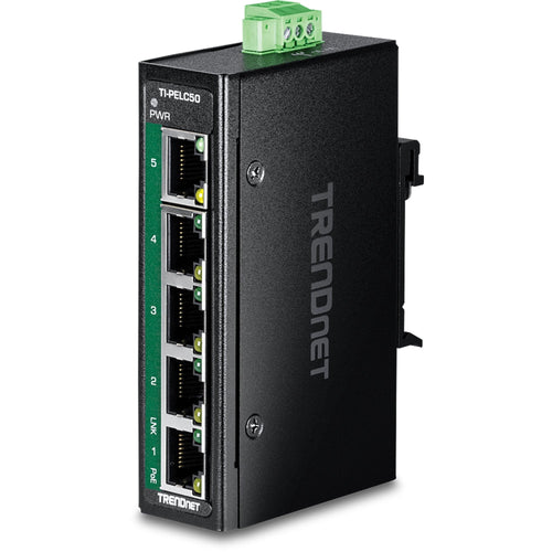Trendnet TI-PELC50 Switch No Administrado Fast Ethernet (10/100) Energía Sobre Ethernet (PoE) Black — image 1