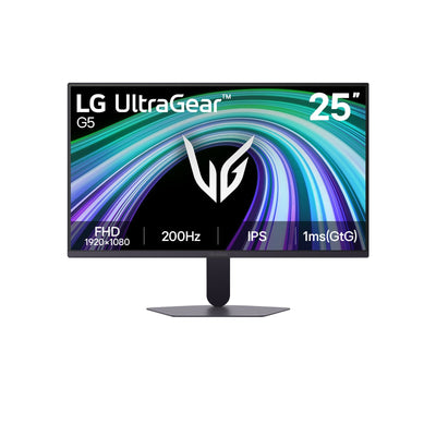 LG Monitor Gaming Ultragear G5 25G523B-B 25' Full HD 1MS 200HZ IPS Black — image 1