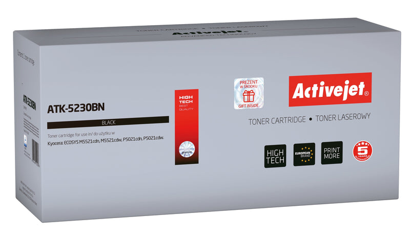 Activejet Cartridge Toner ATK-5230BN Spare Part Kyocera TK-5230K Supreme 2600 Páginas Black