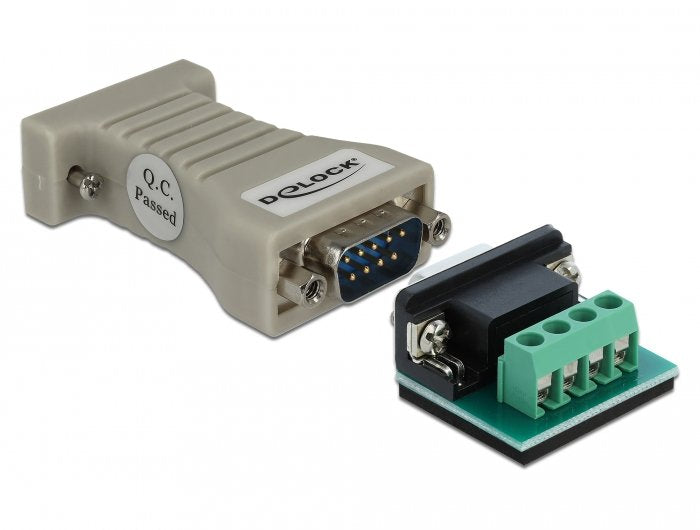 Delock 64140 Cambiador Género Cable RS-485 DB9 Beige