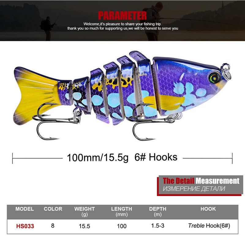 Fish Lure Bait Plastic Hard Bait Lure Superbait