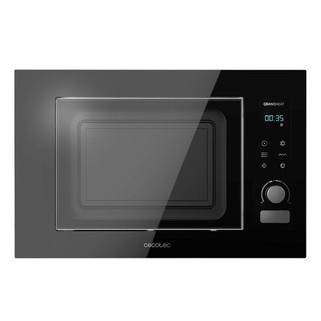 Cecotec Grandheat 2090 Built-in Touch Negro Microwave Encastrable Con Grill 21L 1200W - Temporizador Hasta 60