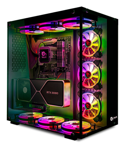 Talius PC Case ATX Gaming Cronos RGB Glass Tempered USB 3.0 — image 1