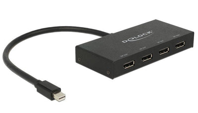 Delock 87693 Divisor DisplayPort 1.2 1 X Input Mini DisplayPort 4 X Output DisplayPort 4K — image 1