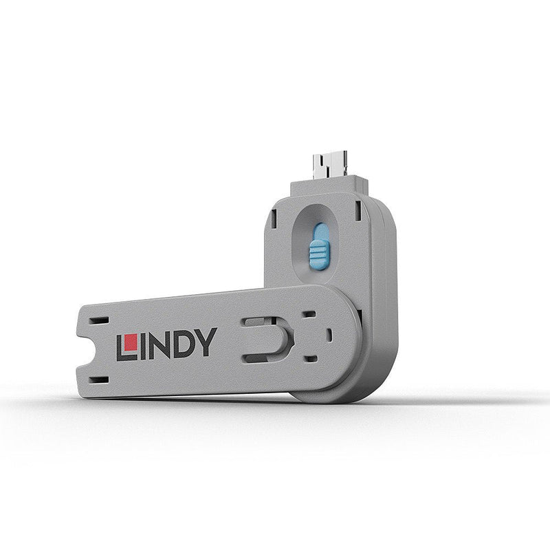 USB Type a Port Blocker Key Blue