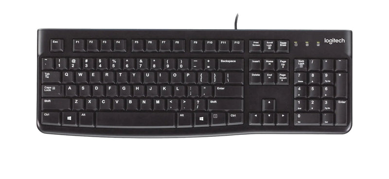 Logitech Keyboard K120 French USB Black 920-002488