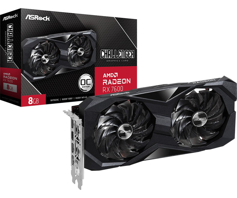 Asrock AMD Radeon Rx 7600 Challenger 8G Oc 128BIT PCIE 4.0 X8