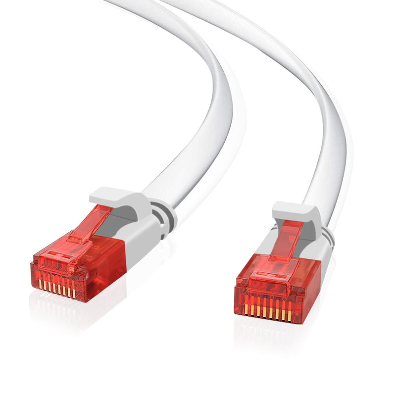 Helos Ultra Slim Network Cable U/UTP CAT.6 White 5,0M