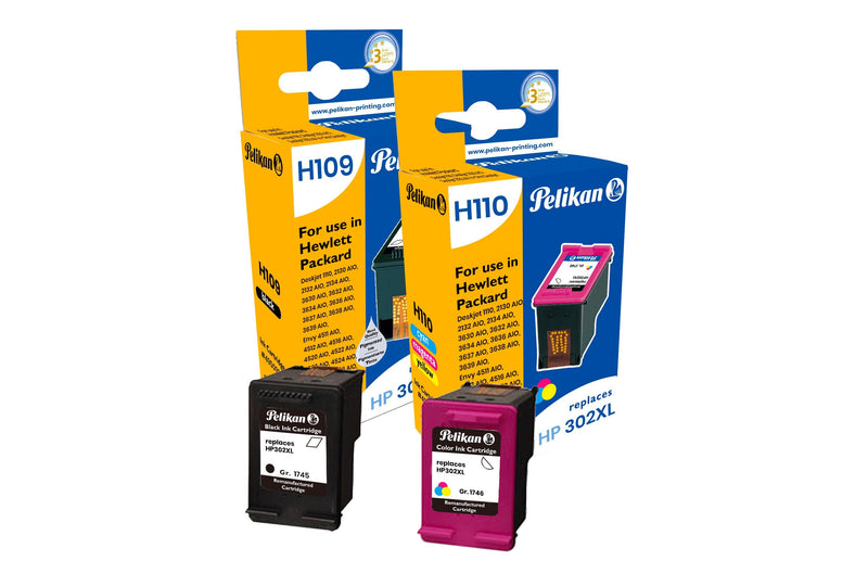 Pelikan Cartridge HP 302XL Multi-pack B C M And