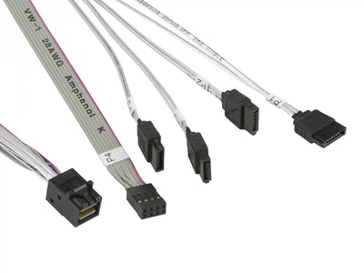 Supermicro Mini Sas SFF-8643 4 SATA 0.55M CBL-SAST-0631 — image 1
