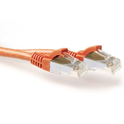 Orange 7.00 Meter SFTP CAT.6A Patch Cable Snagless With RJ45 Connectors — image 1