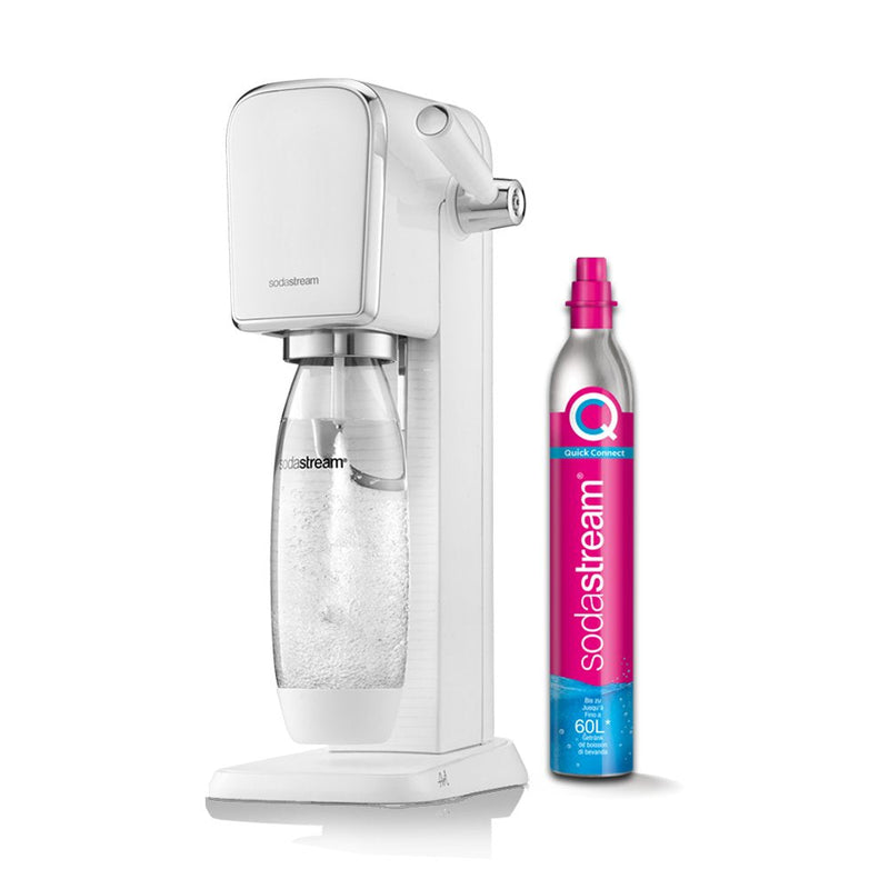 Sodastream Dispensador Soda Water Maker Terra White + 1 Bottle