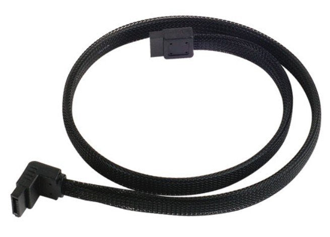 Silverstone CP08 Cable SATA3 6GB/S Blindado 50CM Acodado