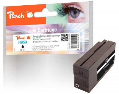 Peach Ink HP NR.953 Black With Oem Chip Remanufactured