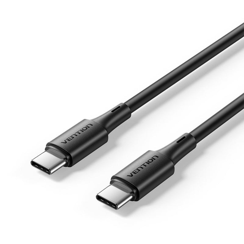 Vention USB 2.0 USB-C M-m 3A Cacabl Ble 1.8M Black Pvc