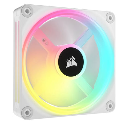 Corsair Fan 120*120*25 QX120 RGB LED Fan White Triple — image 1