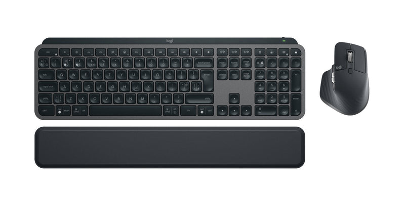 Logitech Keyboard English + Mouse Mx Keys S Combo RF Wireless + Bluetooth QWERTY Reino Unido Graphite