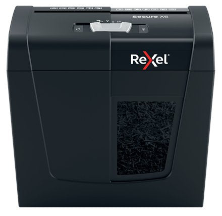 Rexel Secure X6 Paper Shredder Paper Corte Particulas - Destruye Up To 6 Hojas - 10L