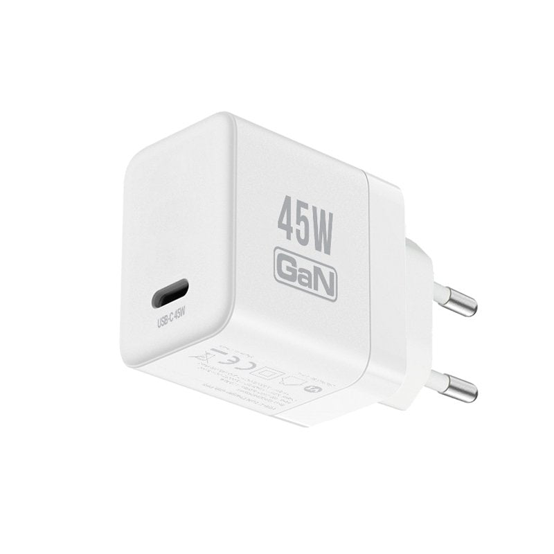 Charger Network Ultra Compact GaN USB-C 45W PD 3.0 With Pps White