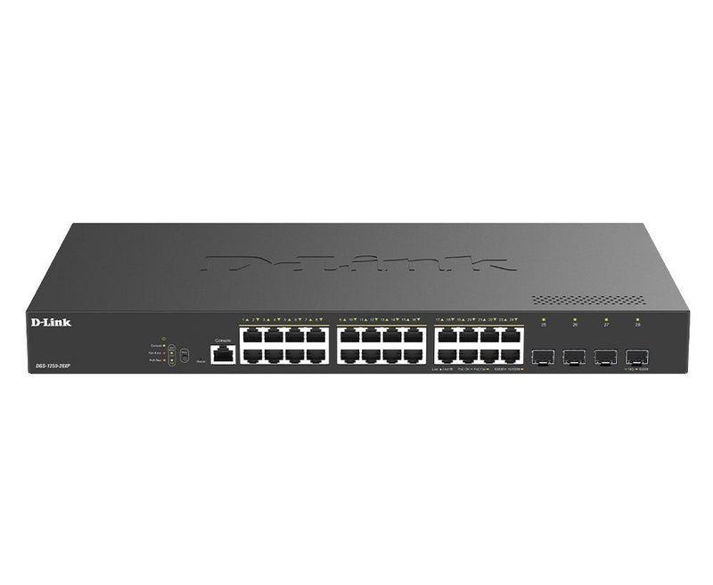 D-link DGS-1250-28XP/ And Switch Smart Managed PoE + 4X 10G - Switch - 1Gbps