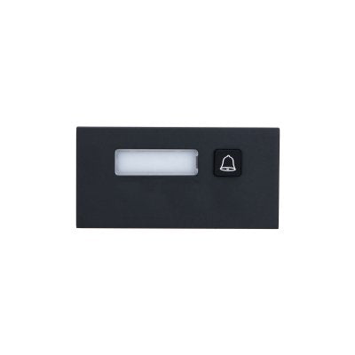 Dahua VTO4202FB-MB1 Estación Outdoor Modular Video Doorbell IP With 1 Button Series VTO4202FB-X. Colour Black — image 1