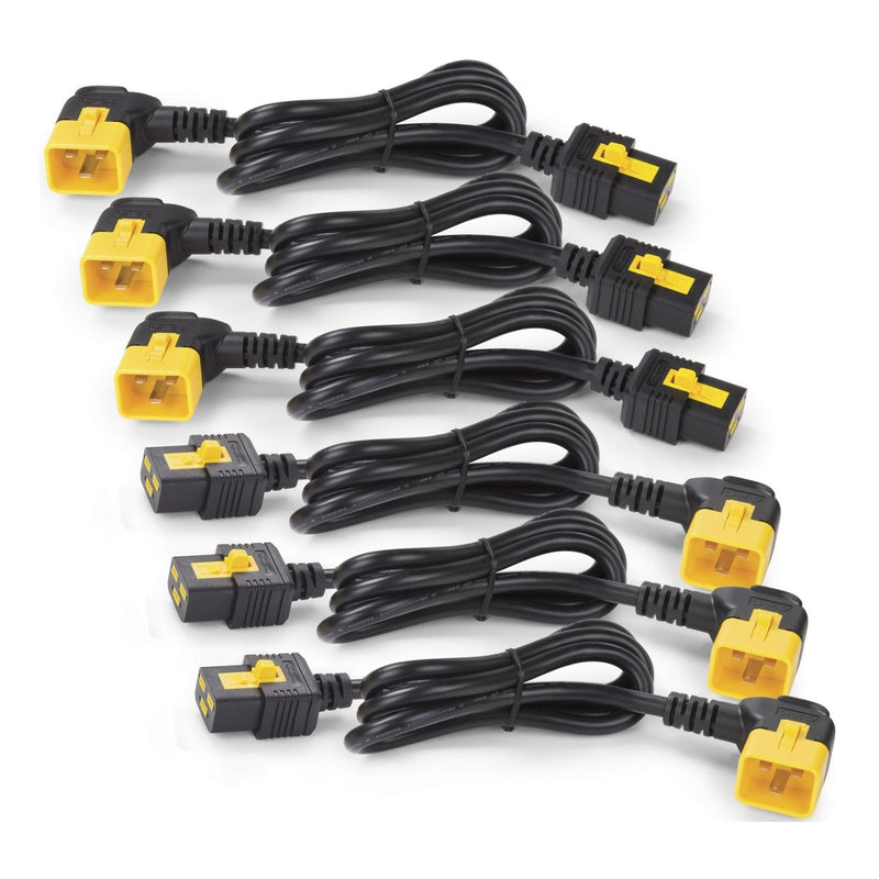 Power Cord Kit (6 Ea), Locking, C19 To C20 (90 Deg