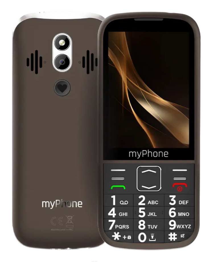Myphone Mobile Phone Halo 4 Plus LTE Collection Praliné (chocolate) Nano SIM 3.5 IPS 320X240 128MB 48MB RAM Ca