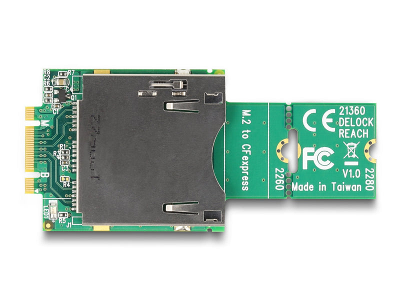 Delock 21360 Adapter Male With Slot B + M M.2A Slot Cfexpress