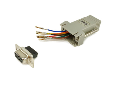 Equip Adapter DB9 SERIAL-RJ45 H/H 8PIN Grey Bag Plastic — image 1