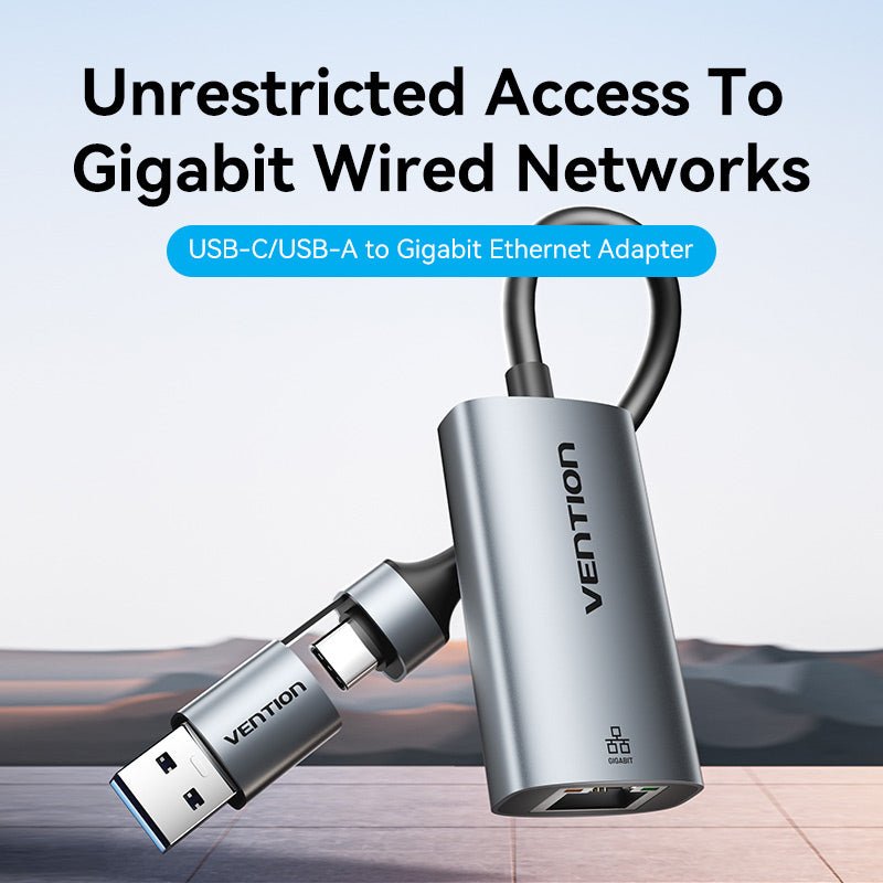 Vention Adapter USB Type-c RJ45 Cfqhb 1000Mbps