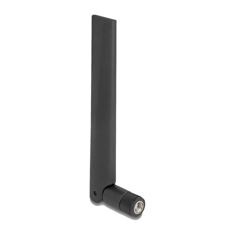 Delock 89078 Antenna Wi-Fi 6E Male Rp-sma 3 dBi Omnidirectional With Articulación Inclinación Black