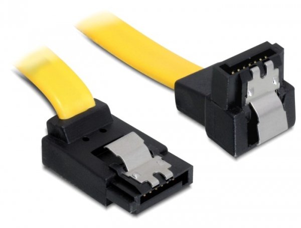 Delock Cable SATA 6GB/S Oben/Unten Metall 70CM