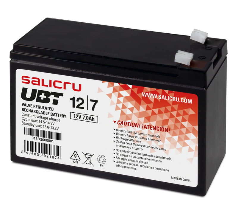 Salicru Battery UPS UBT12/7 7AH/12V 013BS-01