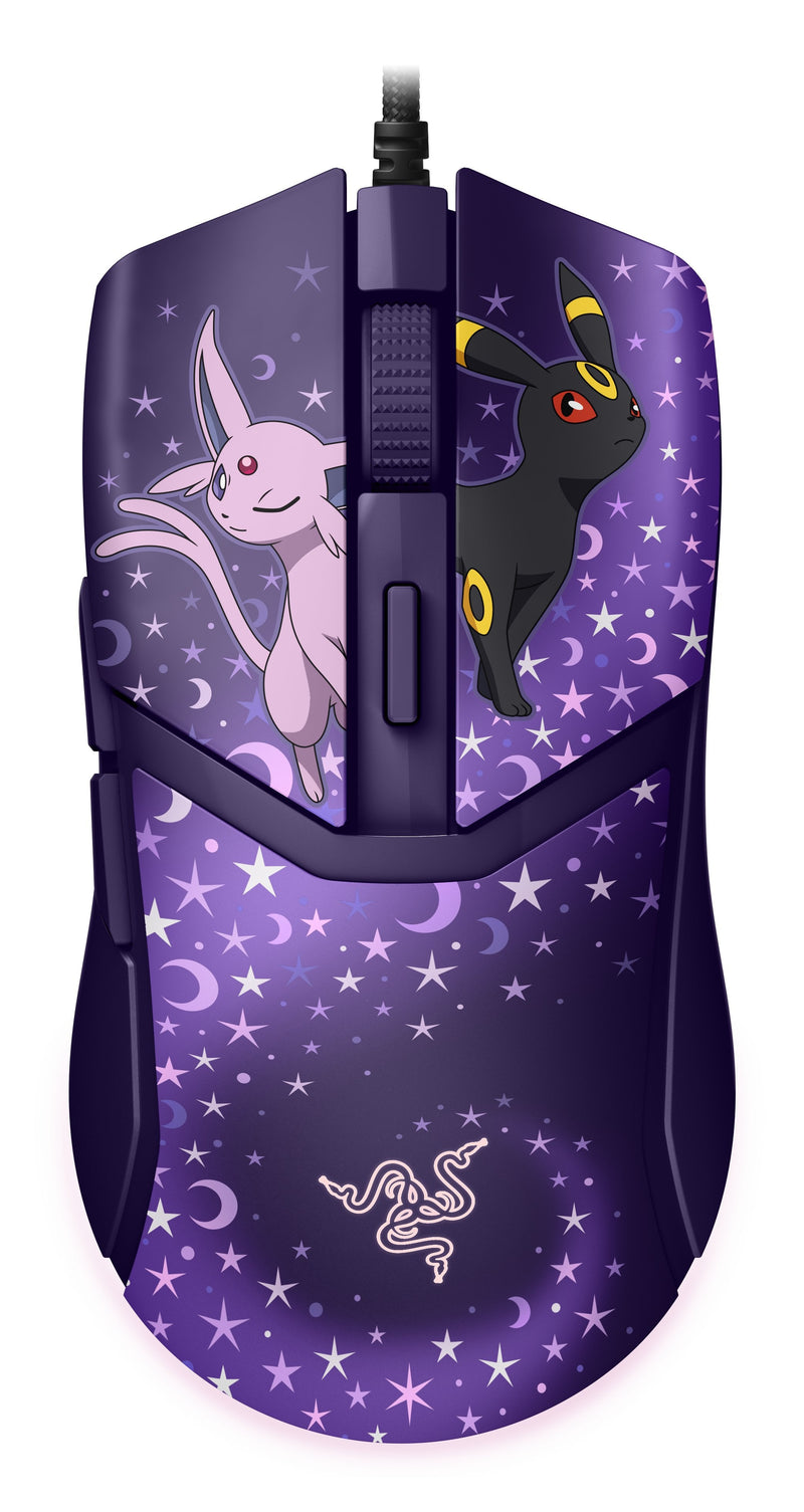 Razer Mouse Cobra – Espeon & Umbreon Edition Set Mano Derecha USB Type a Óptico 8500 DPI