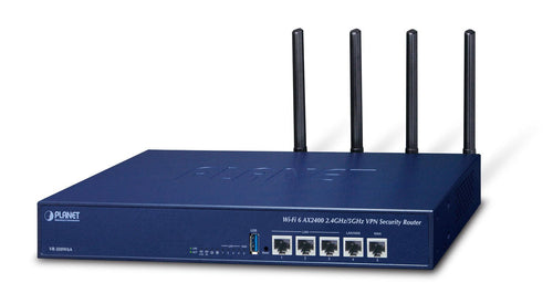 Planet Router Wi-Fi 6 AX2400 2.4GHZ/5GHZ Wireless Gigabit Ethernet Blue — image 1