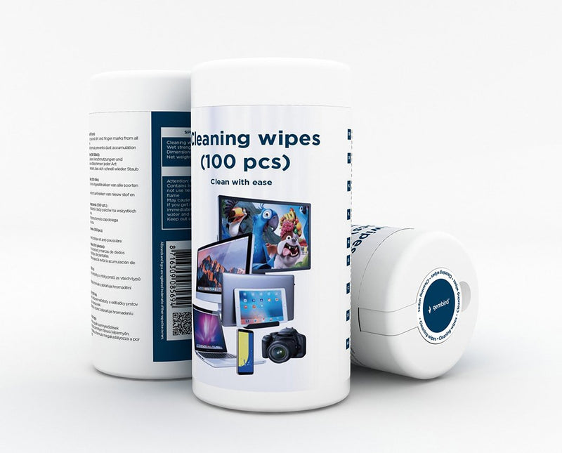 Gembird Paños Cleaning LCD/TFT/Plasma Equipment Cleansing Dry Cloths Kit Cleaning Computadora