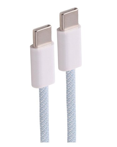 Shiverpeaks USB-C Cable Charging 2.0, 60W, Blue Textil, 0,5M
