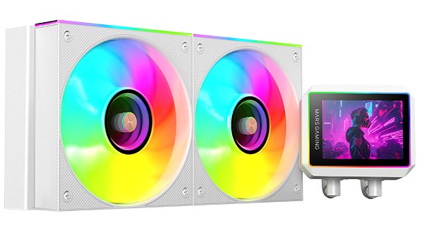 Mars Gaming Refrigeracion Liquida CPU ARGB Ml-vision Ii 240 White MLVISIONII240W