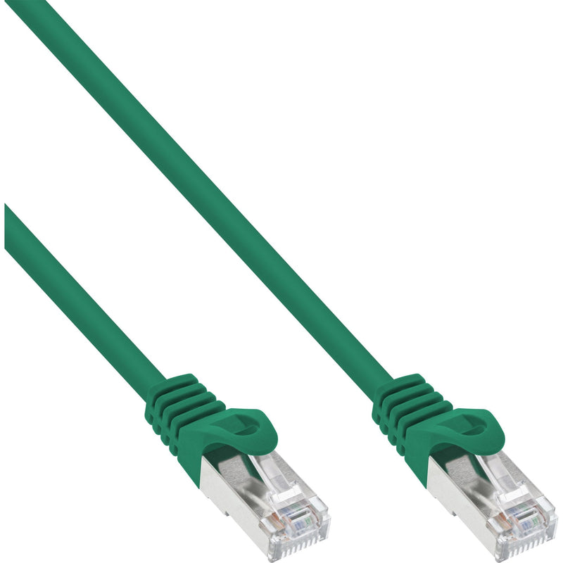 Inline Network Cable Sf/UTP CAT.5E Green 0,25M
