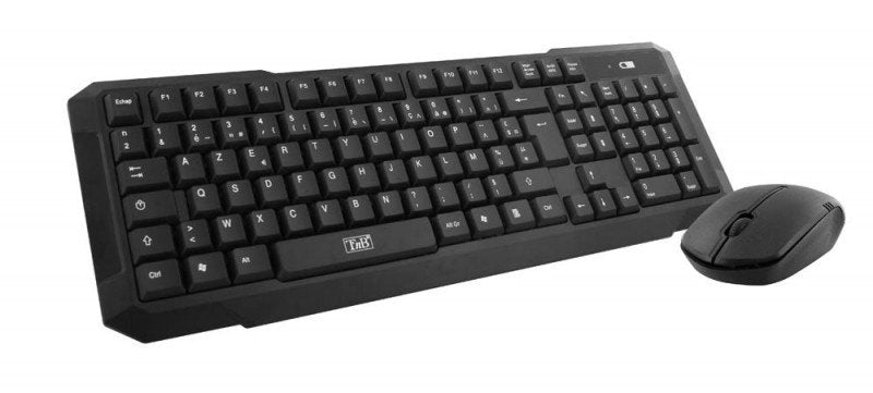 Tnb Combo Bridge - Combo Keyboard QWERTY And Wireless Mouse - Black
